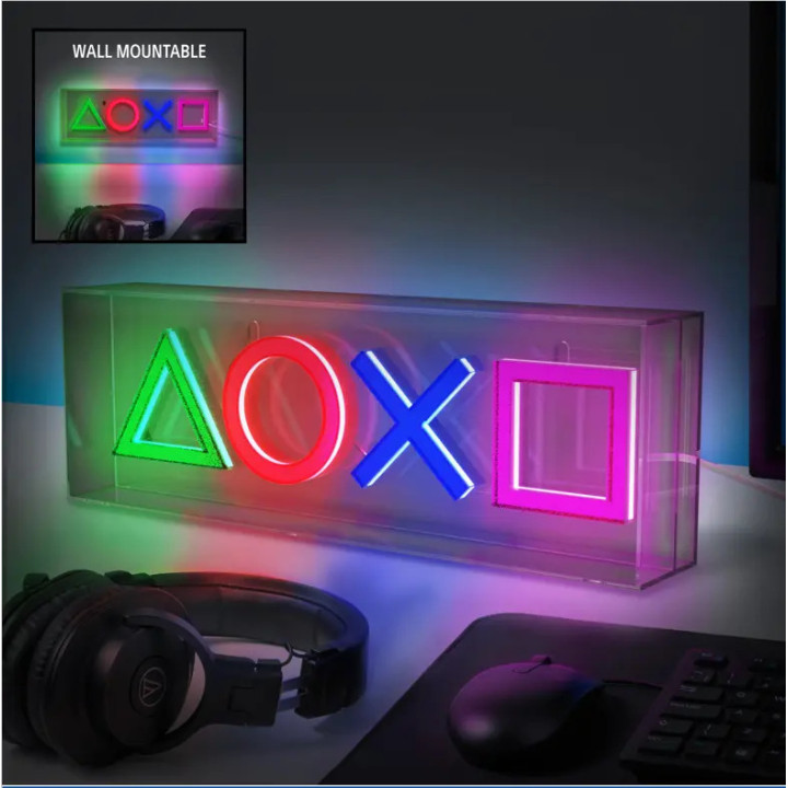 Лампа Paladone Playstation LED Neon Light, Многоцветен - PP12716PS