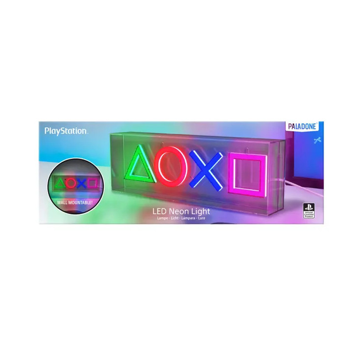 Лампа Paladone Playstation LED Neon Light, Многоцветен - PP12716PS