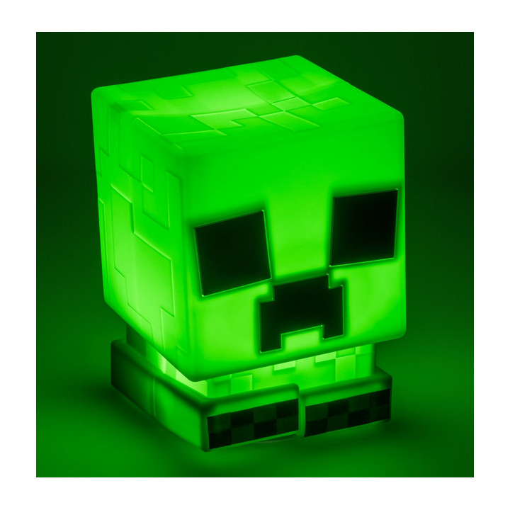 Лампа Paladone: Minecraft - Creeper SquishyGlo Silicone Light Recharge