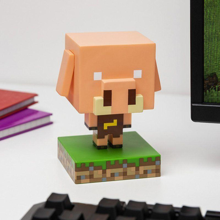 Лампа Paladone Icons Minecraft Piglin Light PP14431MCF, Многоцветен - 