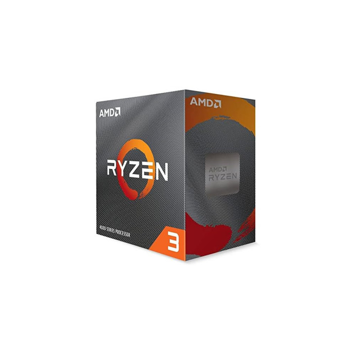 Процесор AMD Ryzen 3 4100, AM4, 4 Cores, 8 Threads, 3.8GHz (Up to 4.0GHz), 6MB Cache, 65W, Box - 100-100000510BOX