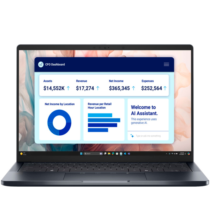 Лаптоп Dell Pro 14 Plus PB14250, 14.0" FHD IPS, Intel Core Ultra 5 235