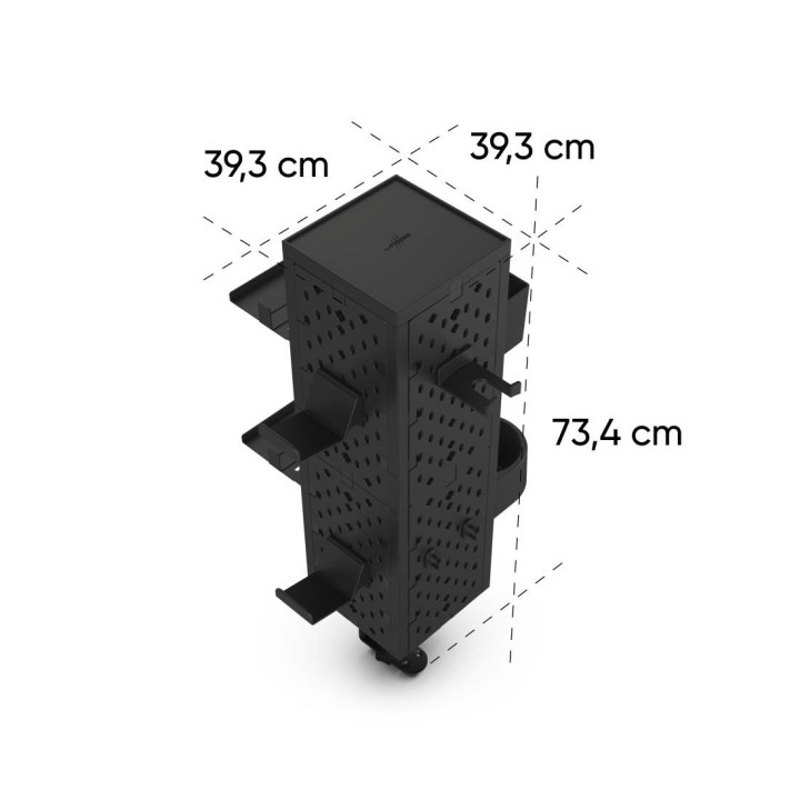Модулен органайзер HAMA uRage Peg Board, черен - 186081