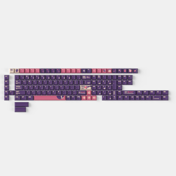 Капачки за механична клавиатура Keychron Cherry Profile, PBT Dye-Sub L