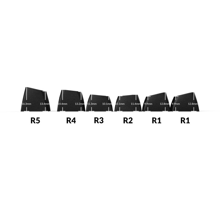Капачки за механична клавиатура Keychron Double Shot KSA PBT, 137 броя