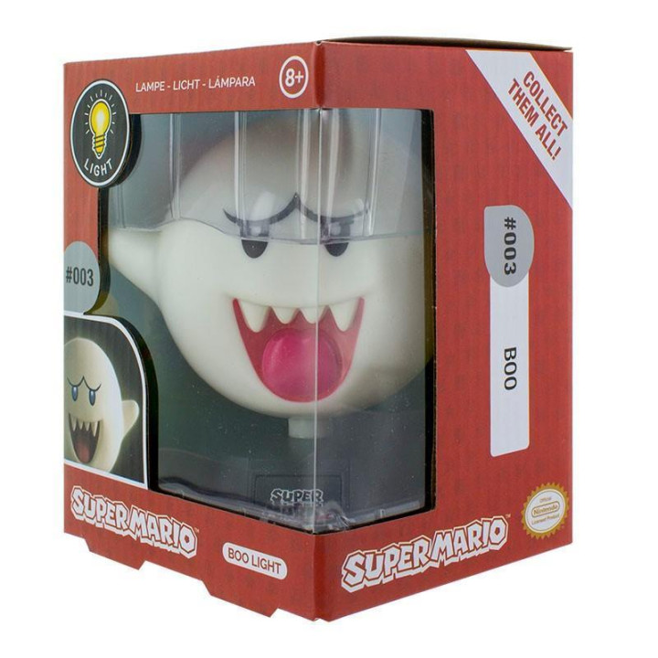 Светеща фигурка Paladone Nintendo Super Mario - Boo 3D Light - PP4374N