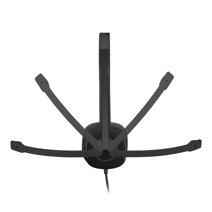 Слушалки Logitech H151, микрофон, 3.5мм жак, черен - 981-000589