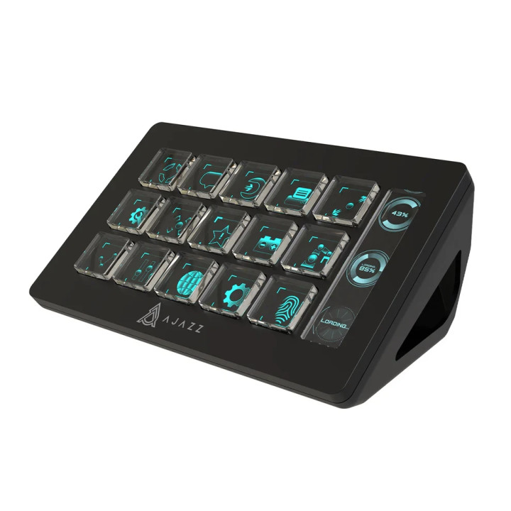 Стрийминг хъб/дек Streaming HUB Ajazz AKP153E, USB-C, 15 програмируеми