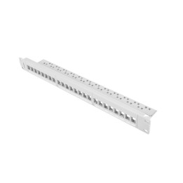 Пач панел LANBERG, 24 порта 1U за keystone модули - PPKS-1024-S