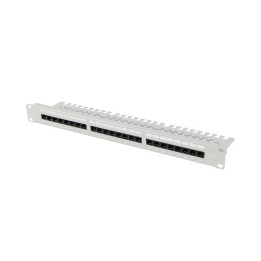 Пач панел Lanberg, 24 порта Cat.6 UTP 1U 19" - PPU6-1124-S