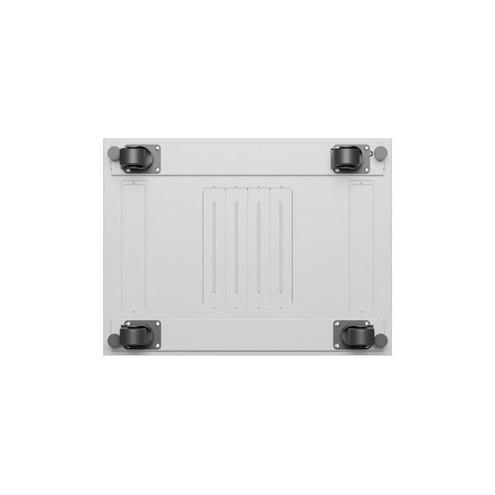 Комуникационен шкаф Lanberg 19" 22U 600x800, стъклена врата, сива - FF