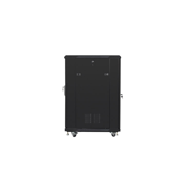 Комуникационен шкаф LANBERG 19" 22U 600x800, Free-standing, Mesh врата