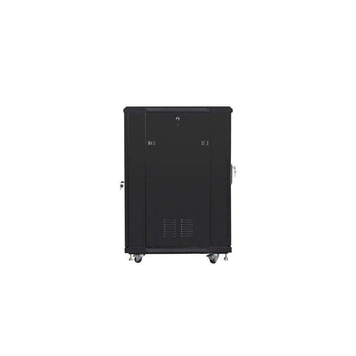 Комуникационен шкаф LANBERG 19" 22U 600x800, Free-standing, Mesh врата