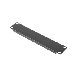Панел Blanking panel 1U Lanberg, 482.6mm ширина, черен - AK-1403-B