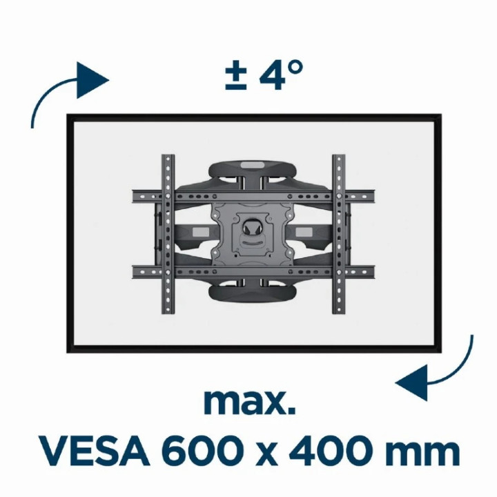 Стенна стойка Gembird WM-75ST-01, 32"-75", 45.5 kg - WM-75ST-01