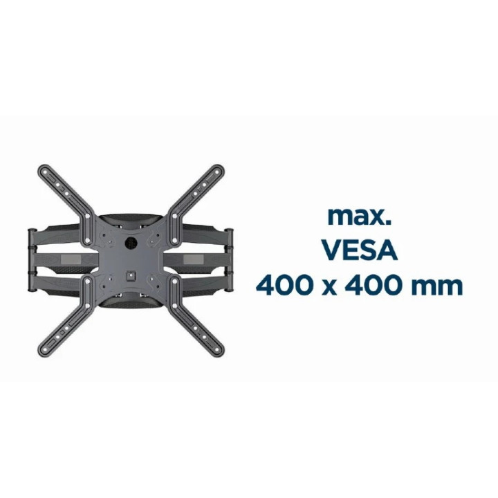 Стенна стойка за телевизор Gembird WM-60ST-01, 32"-60", Регулируема, 3