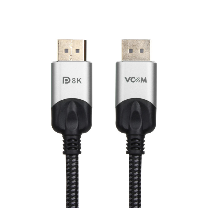 Кабел VCom, Display Port v1.4 M/M, 8K 60Hz, 10m, Екраниран - CG635-10.
