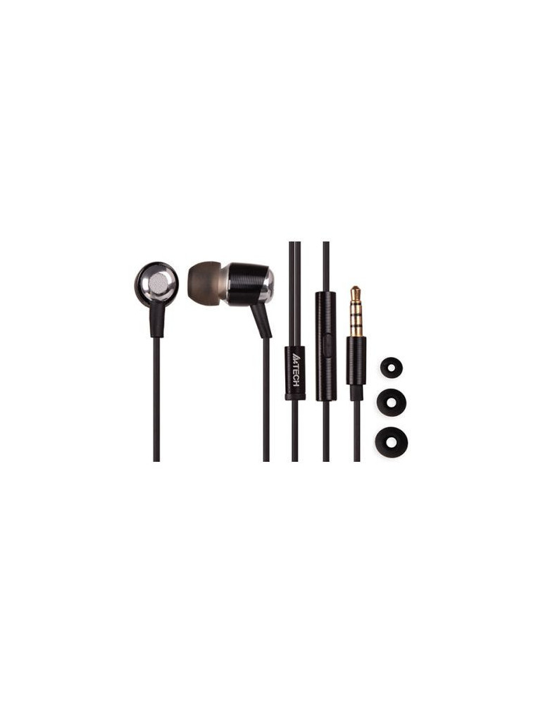 Слушалки-тапи с микрофон A4Tech MK-770 EARPHONE METALIC