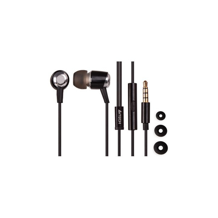 Слушалки-тапи с микрофон A4Tech MK-770 EARPHONE METALIC