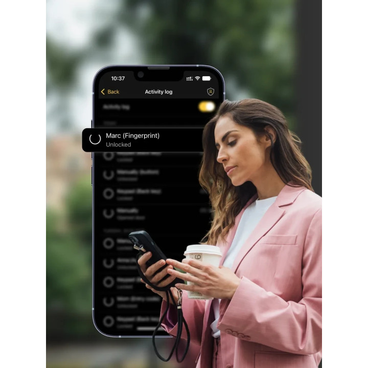 Клавиатура за контрол на достъп Nuki Keypad 2 NFC, Пръстов отпечатък, 