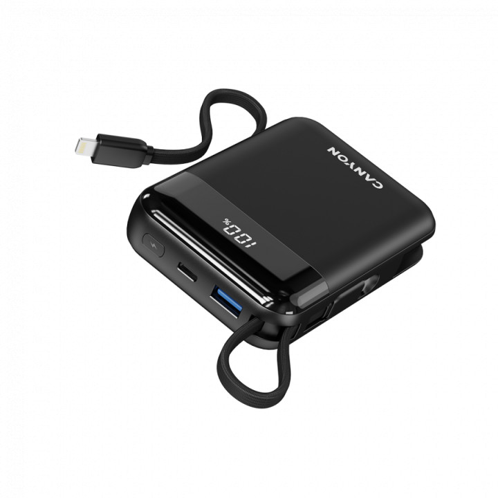 Външна батерия Powerbank CANYON OnPower 104, 10000mAh, 22.5W Fast Char
