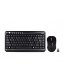 Безжичен комплект клавиатура и мишка A4Tech 3330N V-TRACK WL COMBO, черен