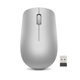 Безжична мишка Lenovo 530 Wireless Platinum Grey, 1200 dpi, USB, светло сив - GY50Z18984