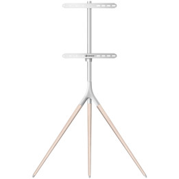 Статив за монитор ONKRON TS1220-W, 32"-65", до 35кг, Бял - TS1220-W