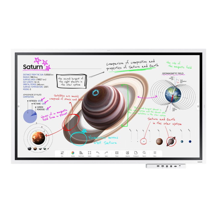 Интерактивен дисплей SAMSUNG WMB Series, 55" 4K UHD VA LED Touch, ARM 