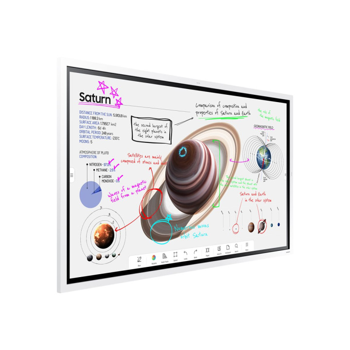 Интерактивен дисплей SAMSUNG WMB Series, 55" 4K UHD VA LED Touch, ARM 