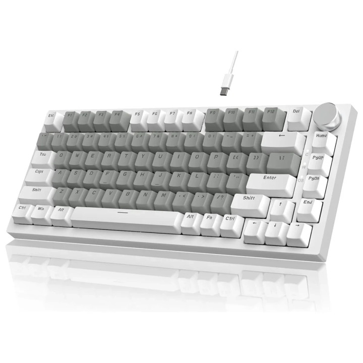 Bluetooth механична геймърска клавиатура Ajazz AK820, 75%, USB, Linear