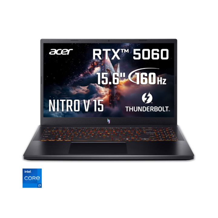 Лаптоп Acer Nitro V 15 ANV15-52-7186, 15.6" Full HD IPS 165Hz, Intel C