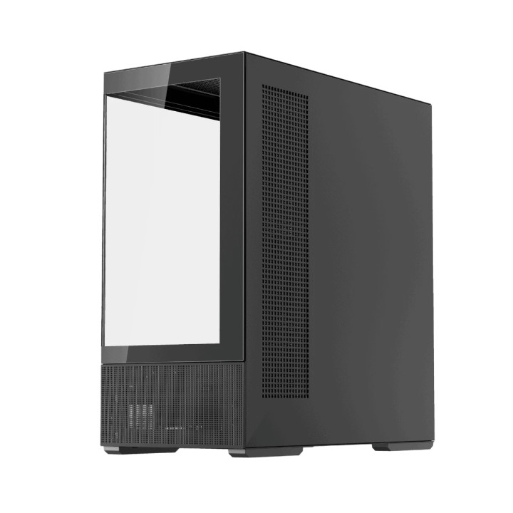 Кутия за компютър 1stPlayer Crystal Vision CV7, Middle Tower ATX, Черн