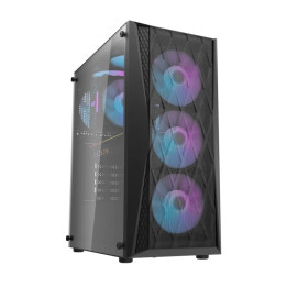Геймърски компютър ION DK352 с процесор AMD Ryzen 5 8400F, видео карта Radeon RX 7600 8GB GDDR6, RAM памет 16GB(2x8GB) DDR5 5200MHz, SSD 512GB M.2 NVMe PCIe 4.0 3400/2000 MB/s