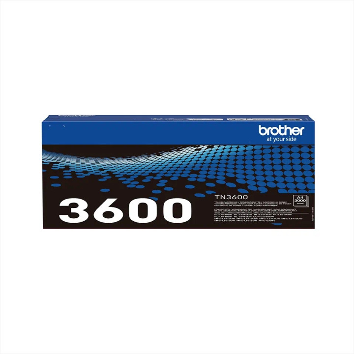 Оригинална тонер касета Brother TN-3600, черна, до 3000 страници - TN3
