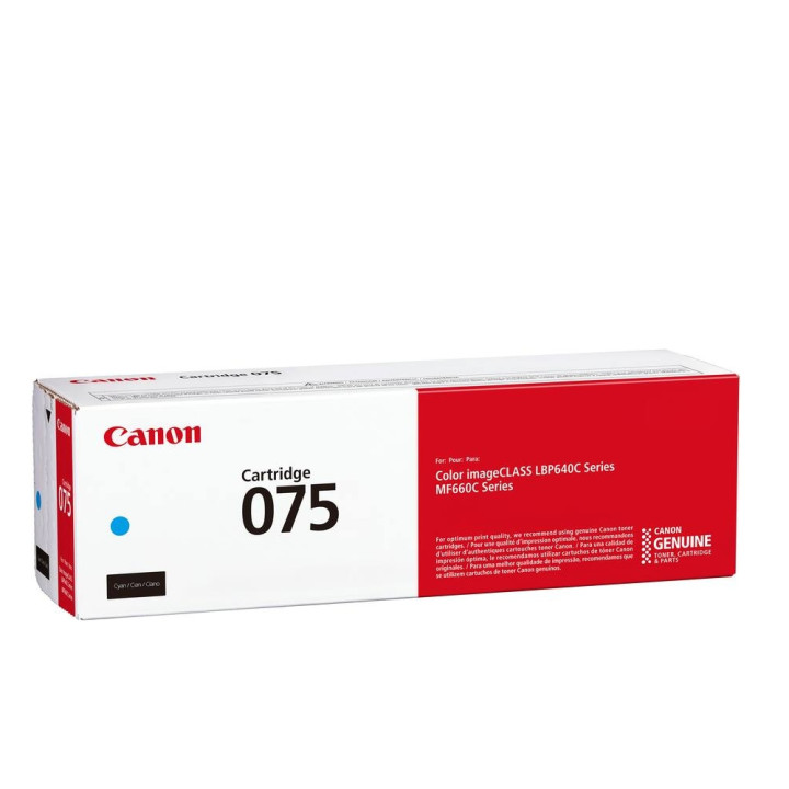 Оригинална тонер касета Canon CRG-075, Cyan, До 1300 страници - 6364C0