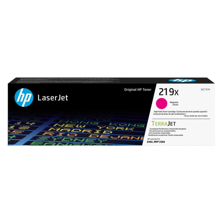 Оригинална тонер касета HP 219X, Magenta, High Yield, ~2500 страници -