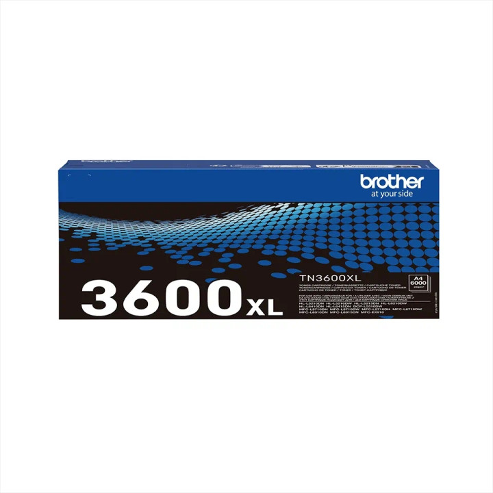 Оригинална тонер касета Brother TN-3600XL, Black, до 6000 страници - T