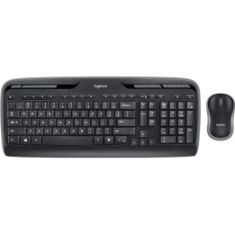 Безжичен комплект клавиатура и мишка Logitech MK330, черен - 920-003989