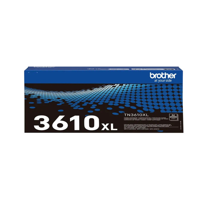 Оригинална тонер касета Brother TN-3610XL, черна, до 25000 страници - 