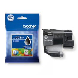 Оригинална черна мастилена касета Brother LC-552, Black, 550 страници 
