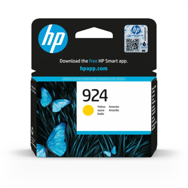 Оригинална мастилена касета HP 924 Yellow, съвместим с OfficeJet Pro 8
