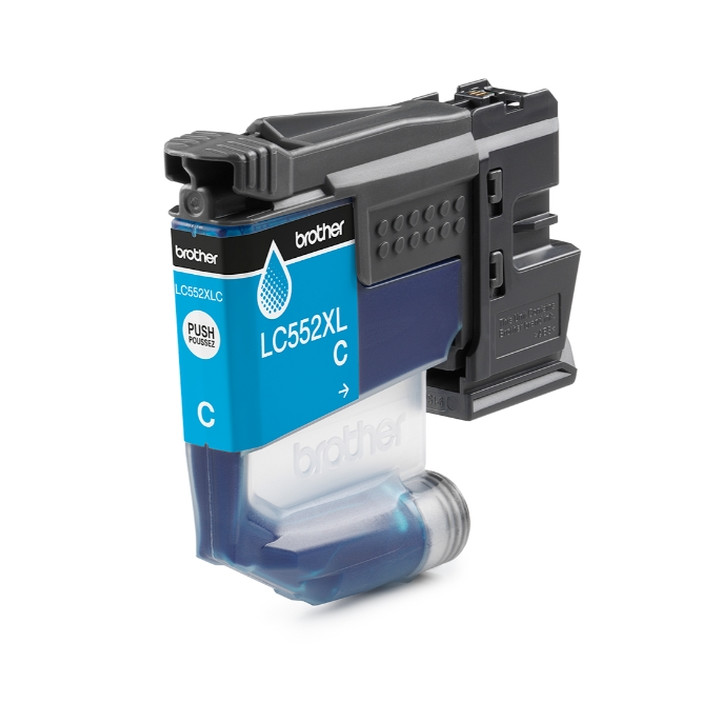 Оригинална мастилена касетаBrother LC-552 XL, Cyan, 1500 страници - LC