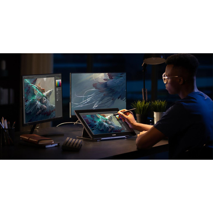 Графичен дисплей таблет HUION Kamvas Pro 16 4K GT1562, 16" 4K IPS, 345