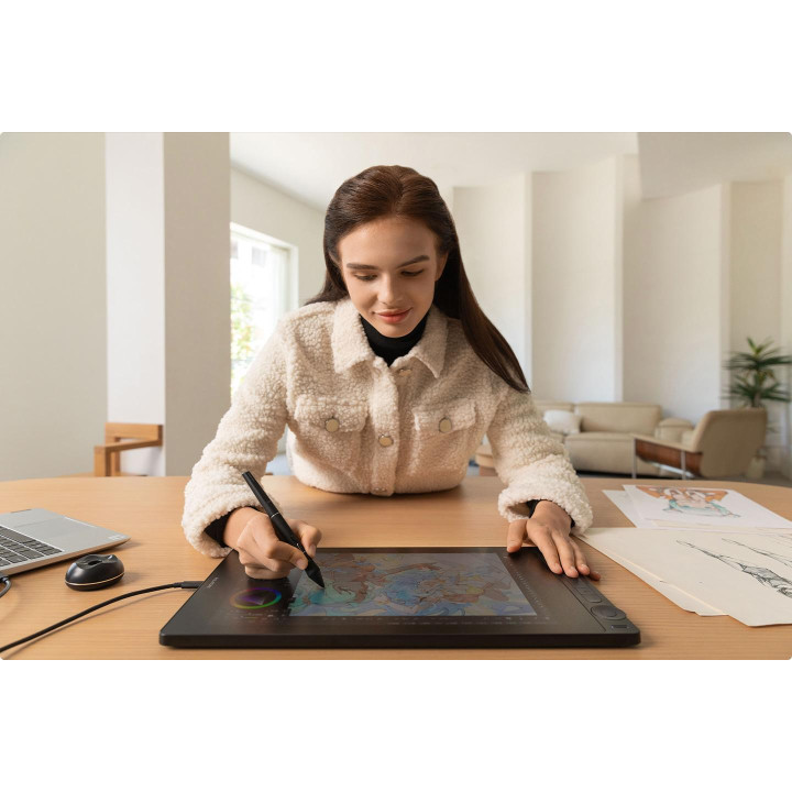 Графичен дисплей таблет HUION Kamvas 16 GEN3, 16" Display 5080lpi, USB