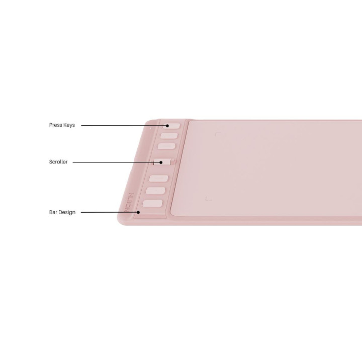 Графичен таблет HUION Inspiroy 2 S, 160 x 100 mm, 5080 LPI, 8192 нива 