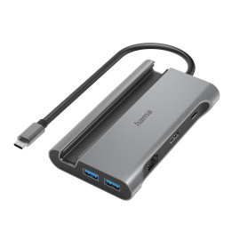 Докинг станция HAMA Connect2Mobile V2, USB-C 7 в 1 - HAMA-200143