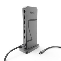 Докинг станция HAMA Connect2Office Speed, USB4, 10 портове - HAMA-2002