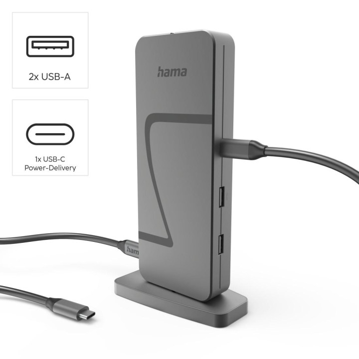 Докинг станция HAMA Connect2Office Speed, USB4, 10 портове - HAMA-2002