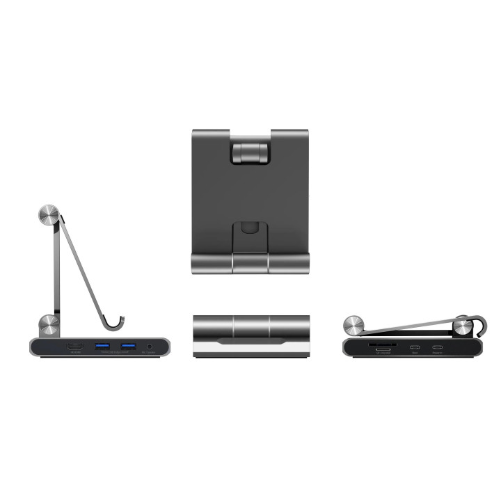 Докинг станция j5create JTS224, HDMI/SD/MicroSD/USB-C/3.5mm jack